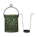 Flower Cut Olive Big Lantern