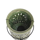 Flower Cut Olive Big Lantern