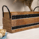 Beaded Wooden Caddy