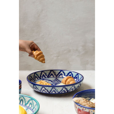 Chic Ceramic Platter - Blue