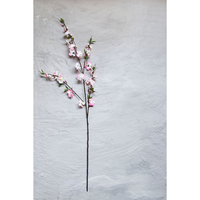 Imitation Magnolia Flower Stick – Pink ( Set of 2 Sticks )