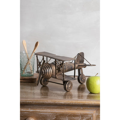 Decorative Vintage Iron Airplane