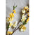 Imitation Magnolia Flower Stick – Yellow ( Set of 2 Sticks )