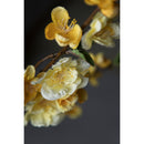 Imitation Magnolia Flower Stick – Yellow ( Set of 2 Sticks )