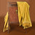 Yellow Vibrant Natural Fabric Tasseled Throw