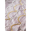 Embroidered Decorative Table Runner – Blush Pink