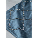 Embroidered Decorative Table Runner – Midnight Blue