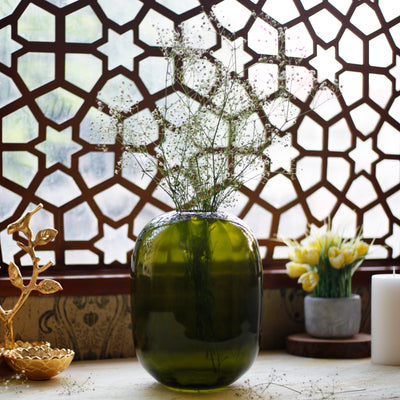Verde Glass Vase
