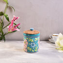 Ceramic Jar With Wooden Lid - Small