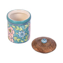Ceramic Jar With Wooden Lid - Small