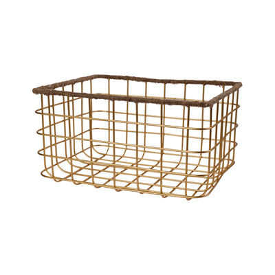 Multipurpose Big Basket - Gold