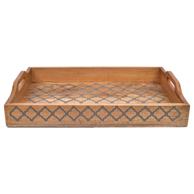 TEXTURED WOODEN TRAY