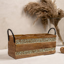 Beaded Wooden Caddy