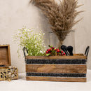 Beaded Wooden Caddy