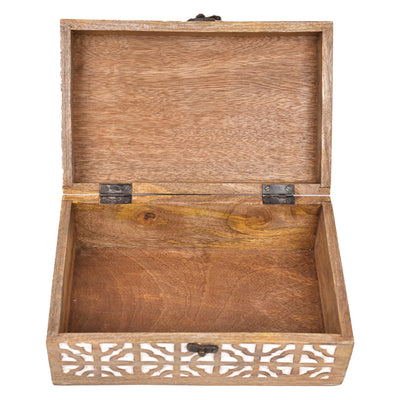 Geo metric Wooden Storage Box