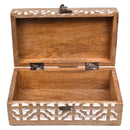 Geo metric Wooden Storage Box