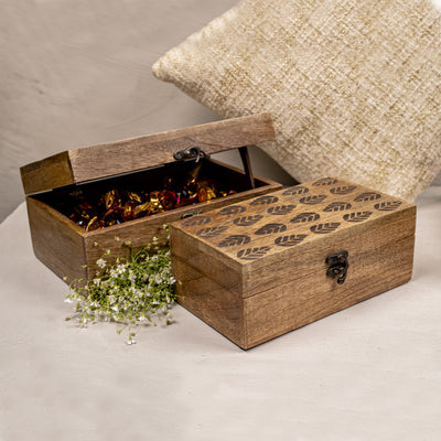 Motif Wooden Storage Box